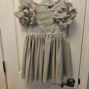 Zunie Glittering Green Kids Dress